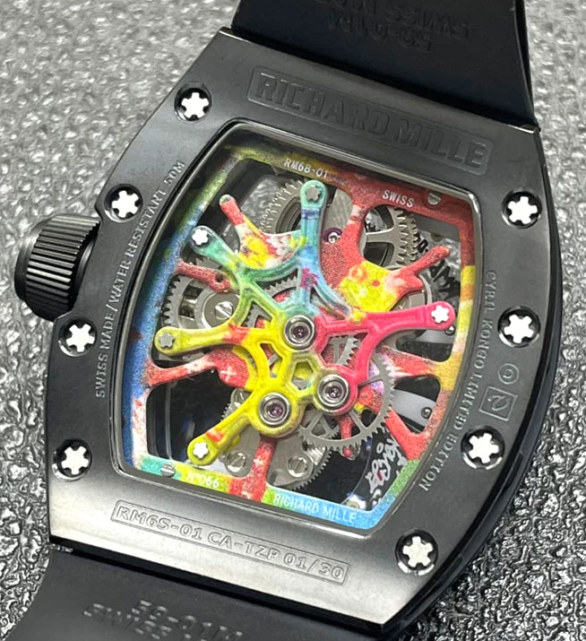 リシャール・ミルコピーRM 68-01裏蓋ムーブメント