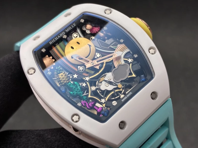 リシャール・ミルコピー時計RM881文字盤クローズアップ