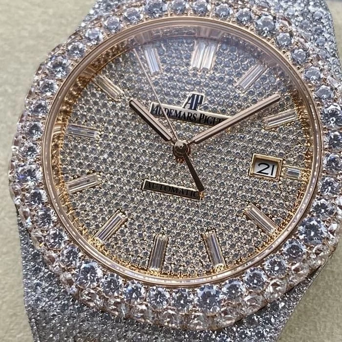 オーデマピゲブランド時計15400OR.021文字盤クローズアップ