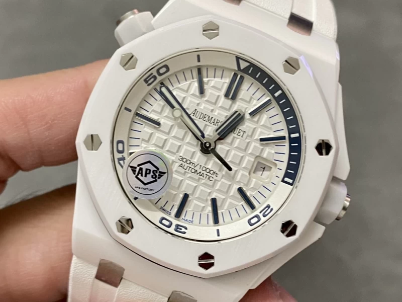 オーデマピゲコピー時計15707CB.OO.A010CA.01文字盤クローズアップ