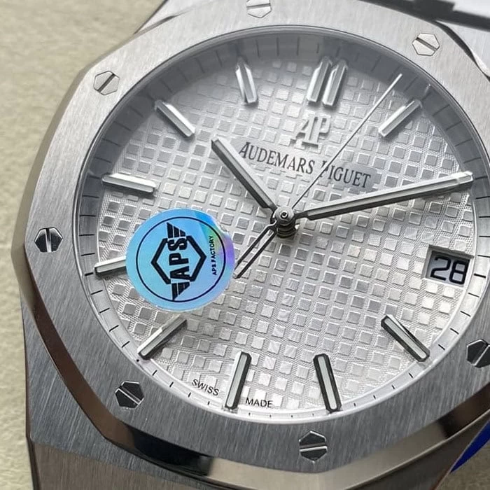 オーデマピゲコピー時計15500ST文字盤クローズアップ