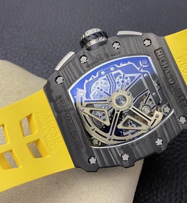 リシャール・ミル時計コピーRM011裏蓋ムーブメント