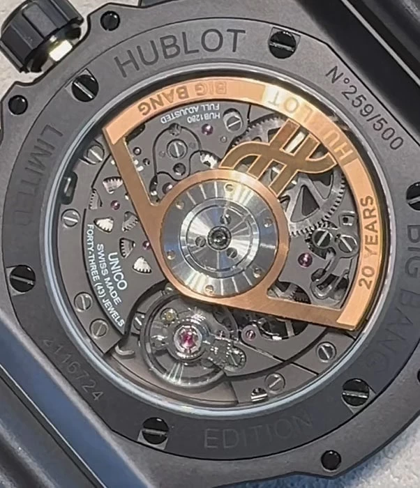 ウブロコピー431.CI.1340.RX裏蓋ムーブメント