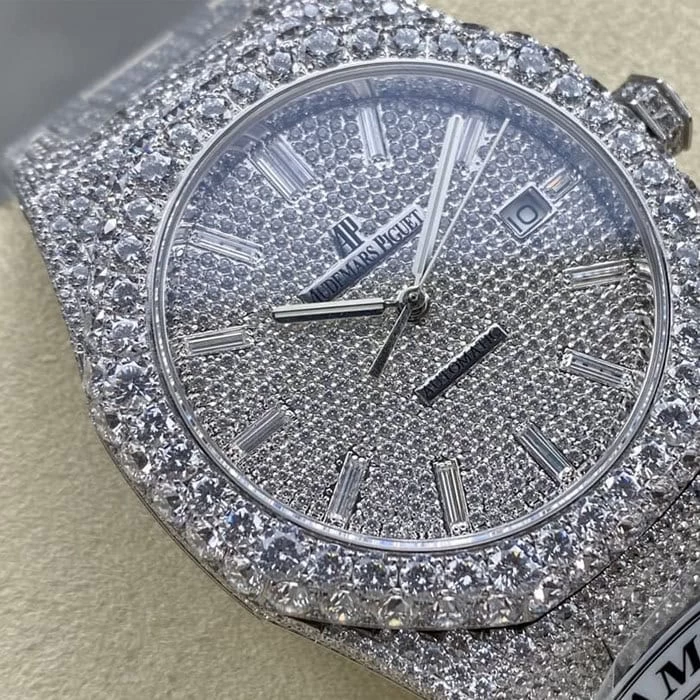 オーデマピゲブランドコピー15400ST.011文字盤クローズアップ