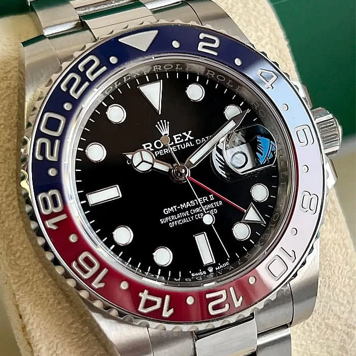 ロレックス時計コピー126710BLRO-0002文字盤クローズアップ