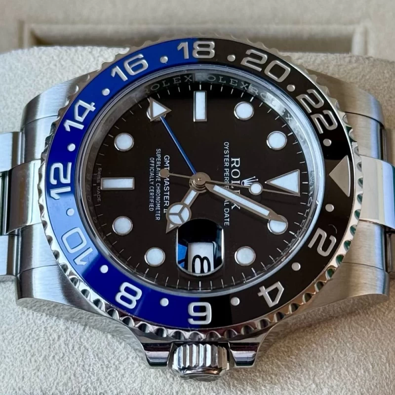 ロレックス時計コピー116710BLNR文字盤クローズアップ