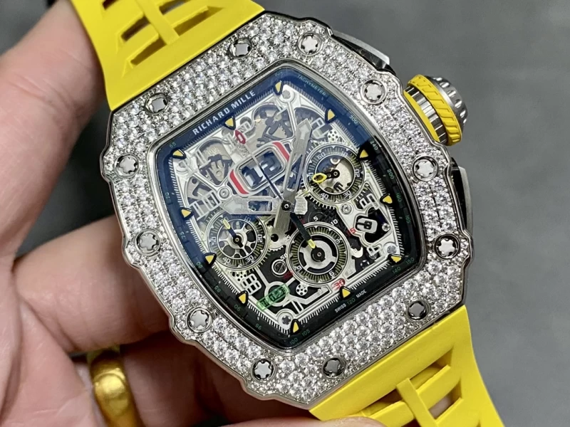 ブランドコピーリシャールミルRM11-01文字盤クローズアップ