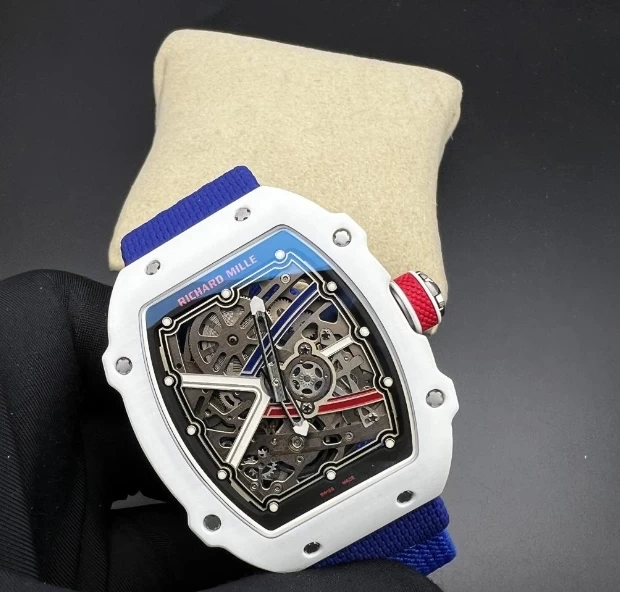 リシャールミル時計コピーRM67-022文字盤クローズアップ