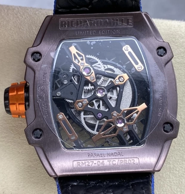 リシャールミル時計コピーRM27-044裏蓋ムーブメント