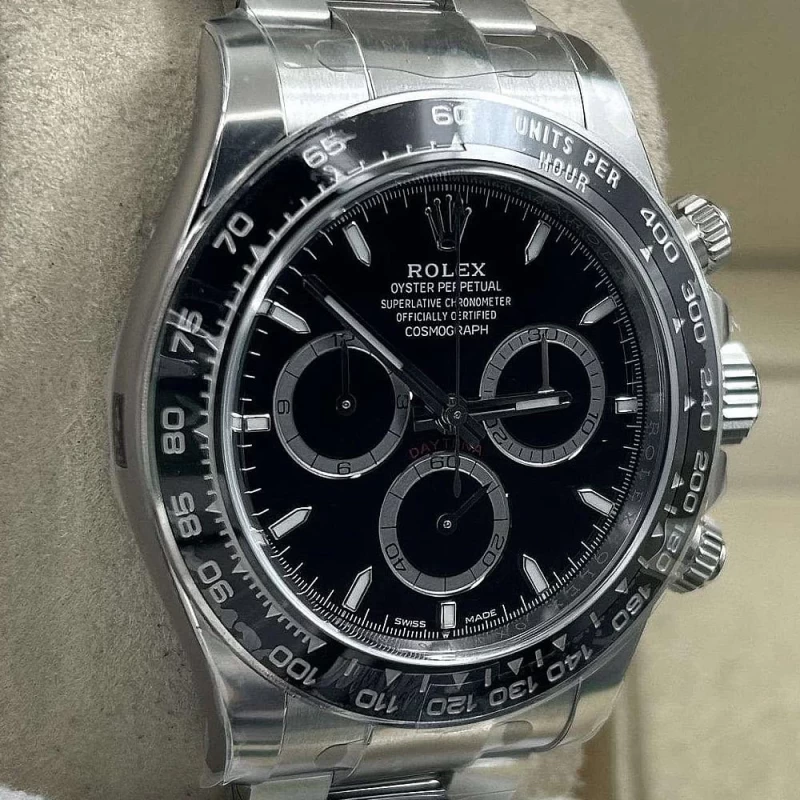 ロレックス時計コピー126500LN-0002文字盤クローズアップ