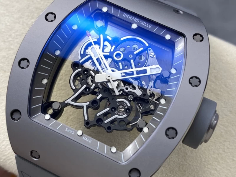 リシャールミル時計コピーRM0551文字盤クローズアップ
