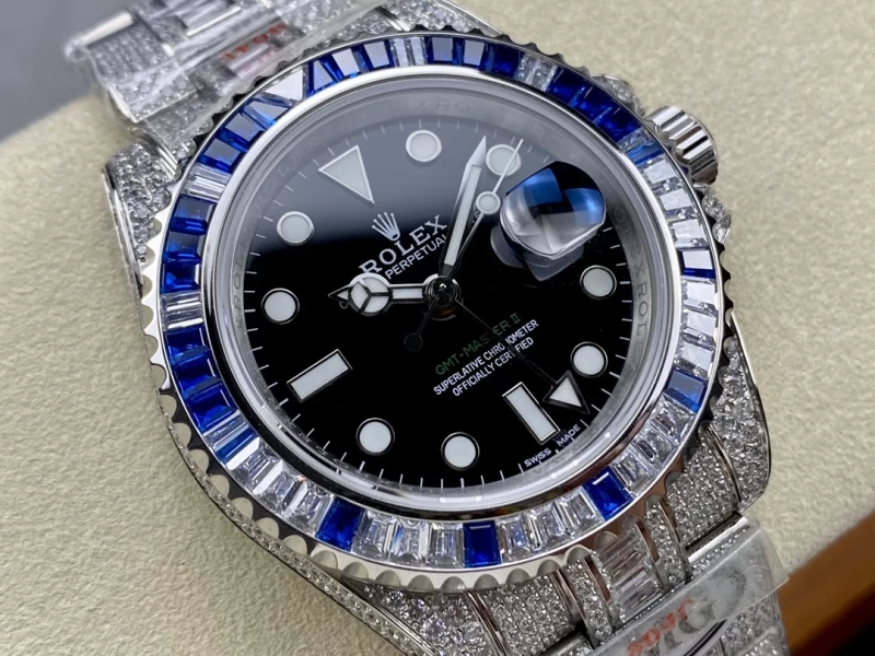 ブランドコピーロレックス時計126710BLRO-1文字盤クローズアップ