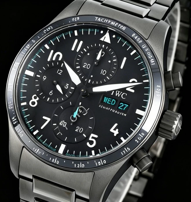 IWC時計コピーIW388307文字盤クローズアップ