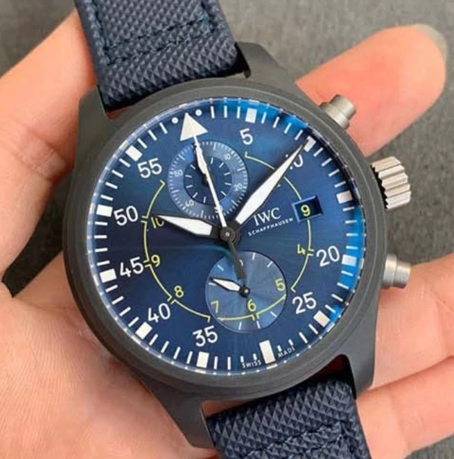 IWC時計コピーIW389008-1文字盤クローズアップ