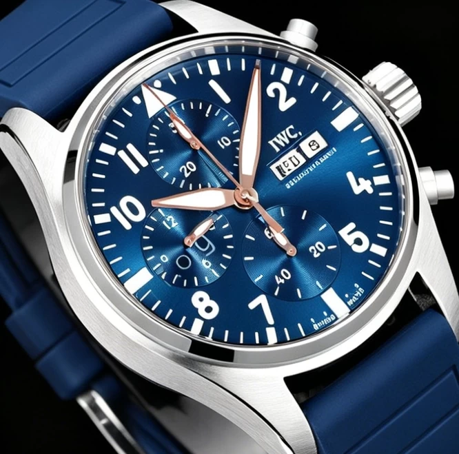 IWC時計コピーIW388120文字盤クローズアップ
