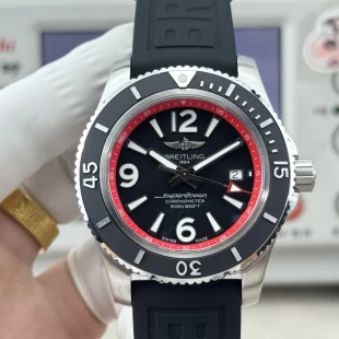 ブライトリング42mm プロダイバーズ腕時計 500m 防水 自動巻き機械式 A17366D71B2S1