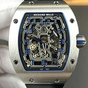 新品リシャール・ミルコピー自動巻きエクストラフラット限定品 RM 67-01