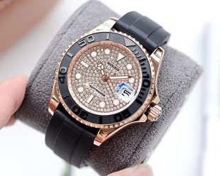 N工場 ロレックス ヨットマスコピースーパーコピーター ダイヤモンド 40mm 自動巻き ムーブメント