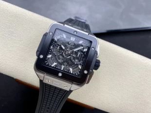 BBF工場ウブロスーパーコピー821.NM.0170.RXスクエア・バン ウニコ チタニウム セラミック クローンCal.HUB1280