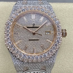 オーデマピゲロイヤルオークスーパーコピー激安時計15400OR.021 AMG工場