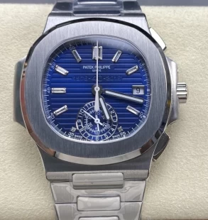 3K工場V3 パテックフィリップ複雑かつ美しい時計ノーチラス40.5mmネイビーブルー 5980220
