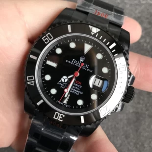 ロレックスサブマリーナーPVD116610LNブラックコピー時計自動巻き