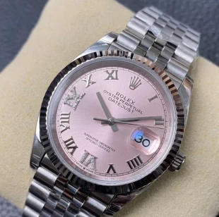 NOOB工場ロレックスレプリカ新作134420 デイトジャスト36mm ピンク2836ムーブメント