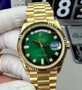 ロレックスデイデイトグリーン 128238-0069 cal.3255ムーブメントQF工場