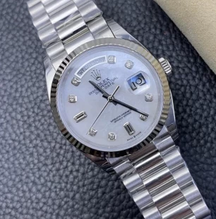 ロレックスコピー128238-0032 デイデイト36mm ダイヤ目盛り 自動巻き