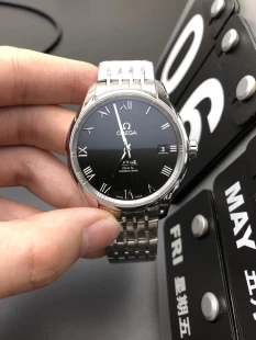 オメガコピー時計デ・ヴィル大人気激安プレステージブラック文字盤 424.10.40.20.01.001