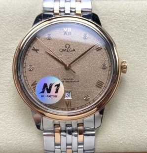 N1工場オメガ デ・ヴィルスーパーコピー精緻な時計コンビゴールド OM11005プレステージ ゴールド