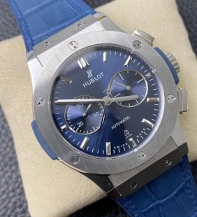 Noob工場クラシック フュージョン高級腕時計521 クロノグラフ チタニウム 45ｍｍ HB1143ムーブメント