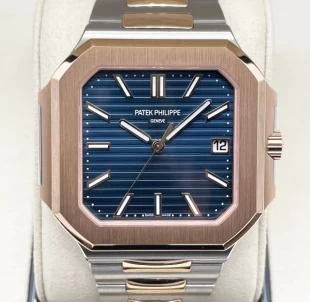 パテックフィリップ キュビタスコピー 5821/1AR-001 ブルー・ソレイユ 45mm