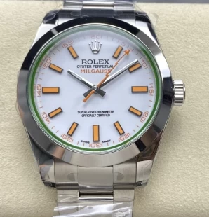 ロレックスコピー時計ミルガウスグリーン風防3131ムーブメント 116400品質と安心