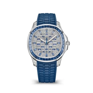 PATEK PHILIPPE アクアノート・ルーチェ・ハイジュエリー ブルー5268/461G-001