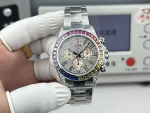 ロレックス高級誕生しデイトナスーパーコピー時計レインボーモデル 173489