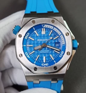 ブランド限定オーデマピゲ時計ロイヤルオークオフショア ダイバー15710ST.OO.A032CA.01 ターコイズブルー文字盤