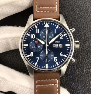 IWCコピー腕時計パイロットクロノグラフ プティフランス IW377714