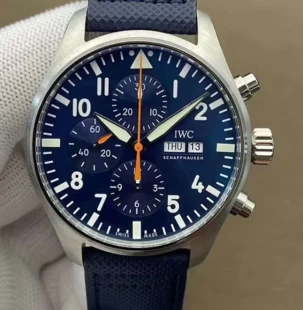 IWC パイロット新品時計クロノグラフブルー文字盤特別版 IW377729