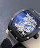 リシャールミル時計コピーRM027-1文字盤クローズアップ